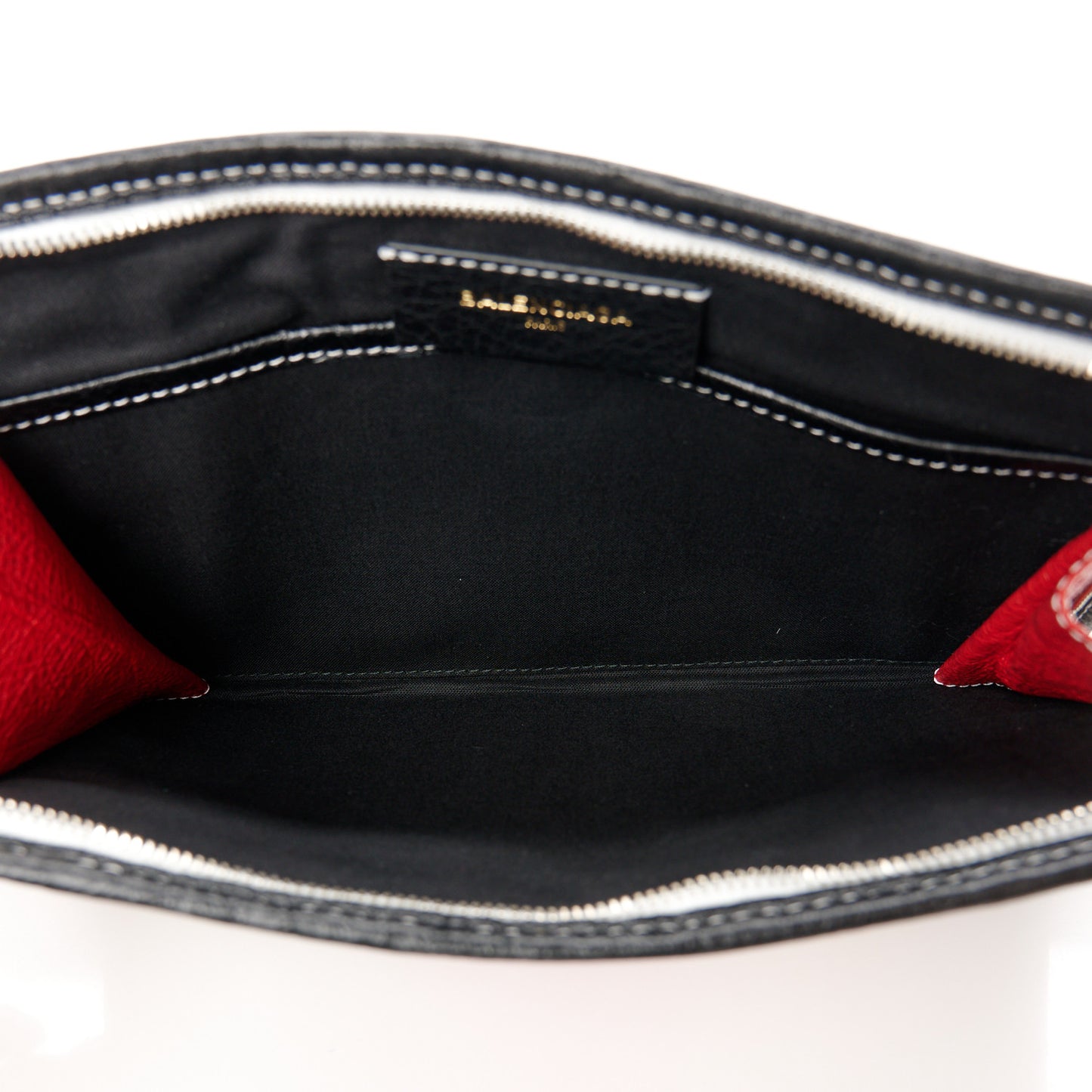 Agneau Arena Multicolore Bazar Pouch Rose Gris White Black Rouge