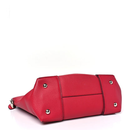 Louis Vuitton Veau Cachemire Soft Lockit MM  Framboise 4 of 9