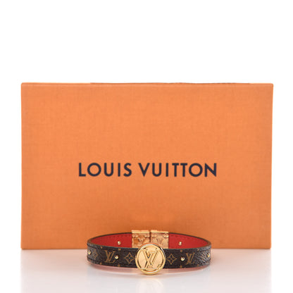 Louis Vuitton Monogram LV Circle Reversible Bracelet Rouge 7 of 7