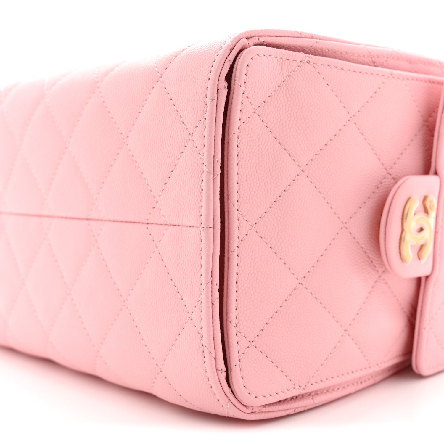 Chanel Caviar Quilted Small Chanel 25 Handbag Light Pink 10 of 11
