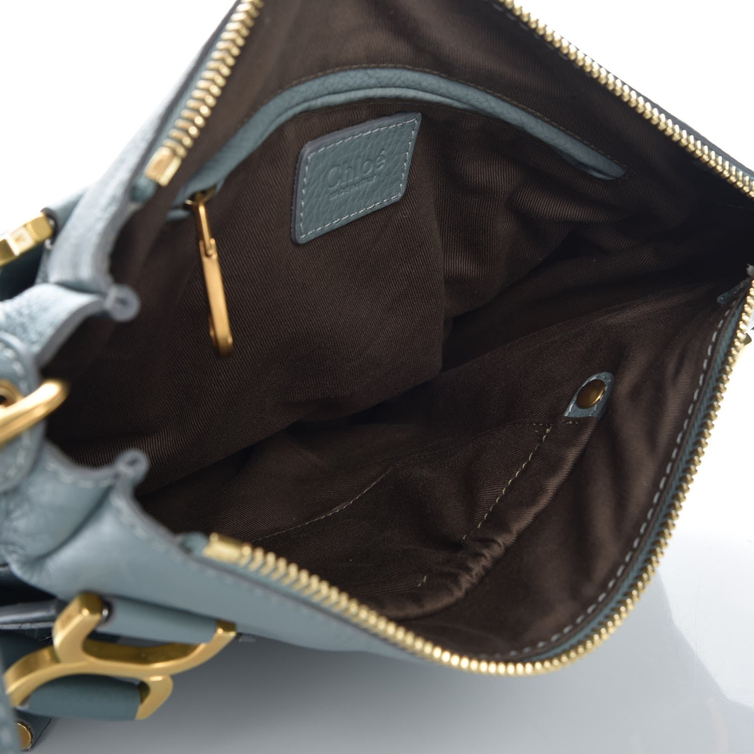 Chloe Calfskin Medium Marcie Satchel Cloudy Blue 6 of 9