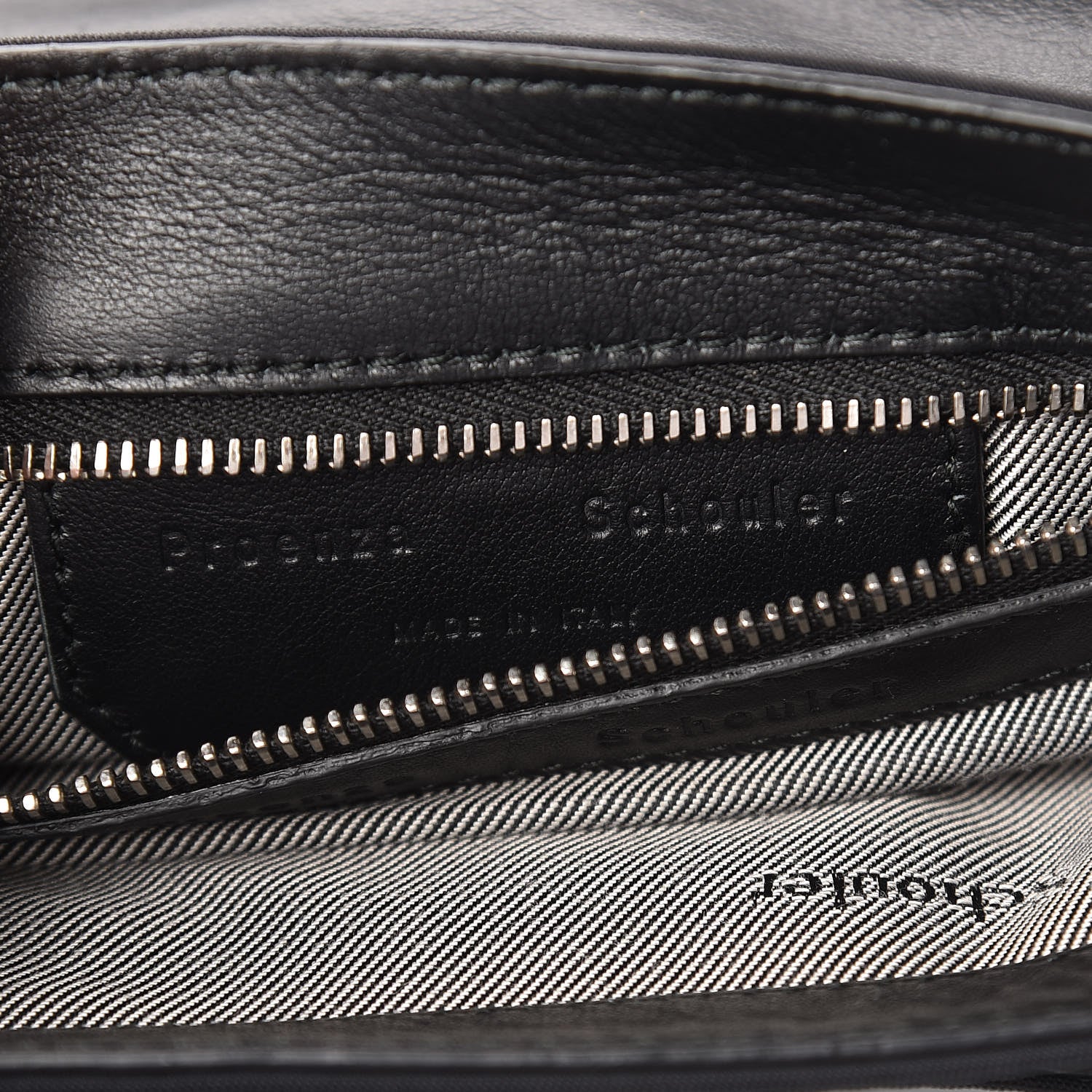 Proenza Schouler Nylon Calfskin PS1 Pouch Messenger Black 7 of 11