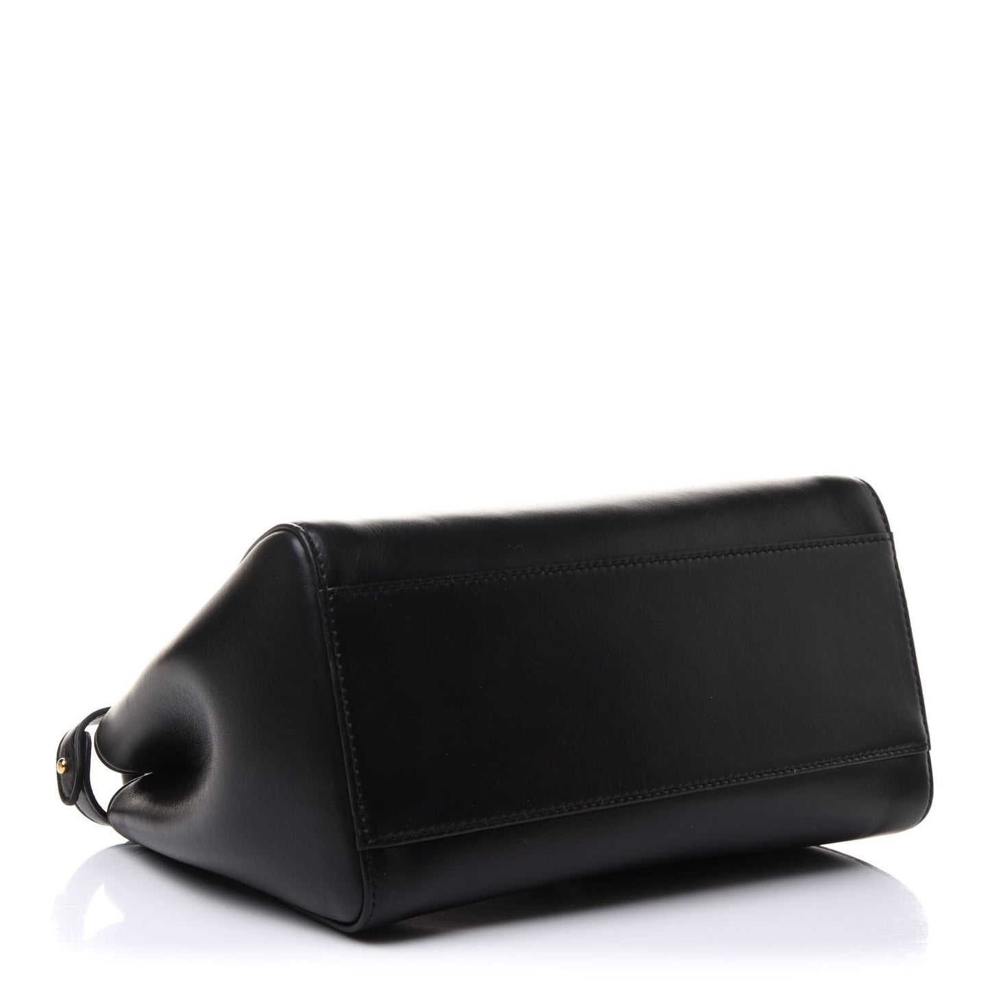 Nappa Stacked Bar Mini Peekaboo Iconic Satchel Black