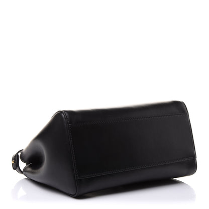Fendi Nappa Stacked Bar Mini Peekaboo Iconic Satchel Black 4 of 9