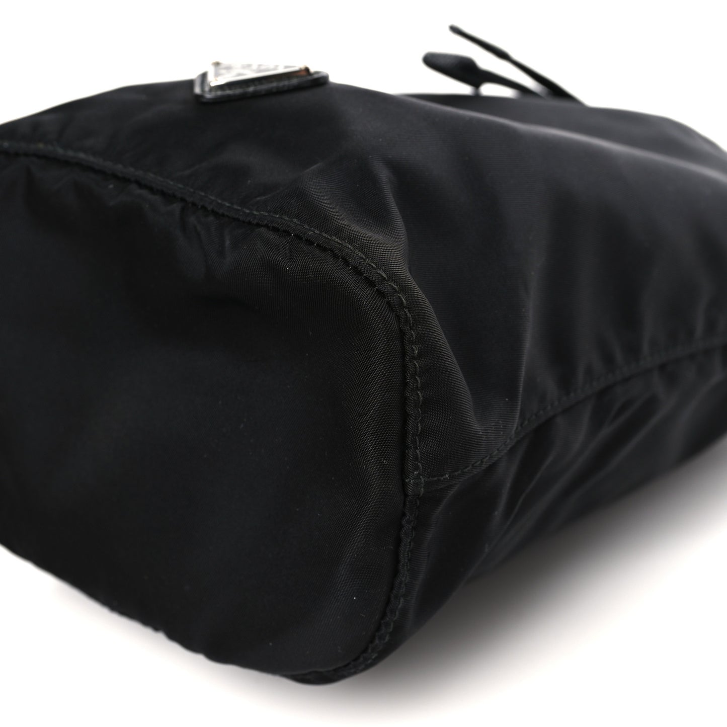 Nylon Vela Drawstring Pouch Black