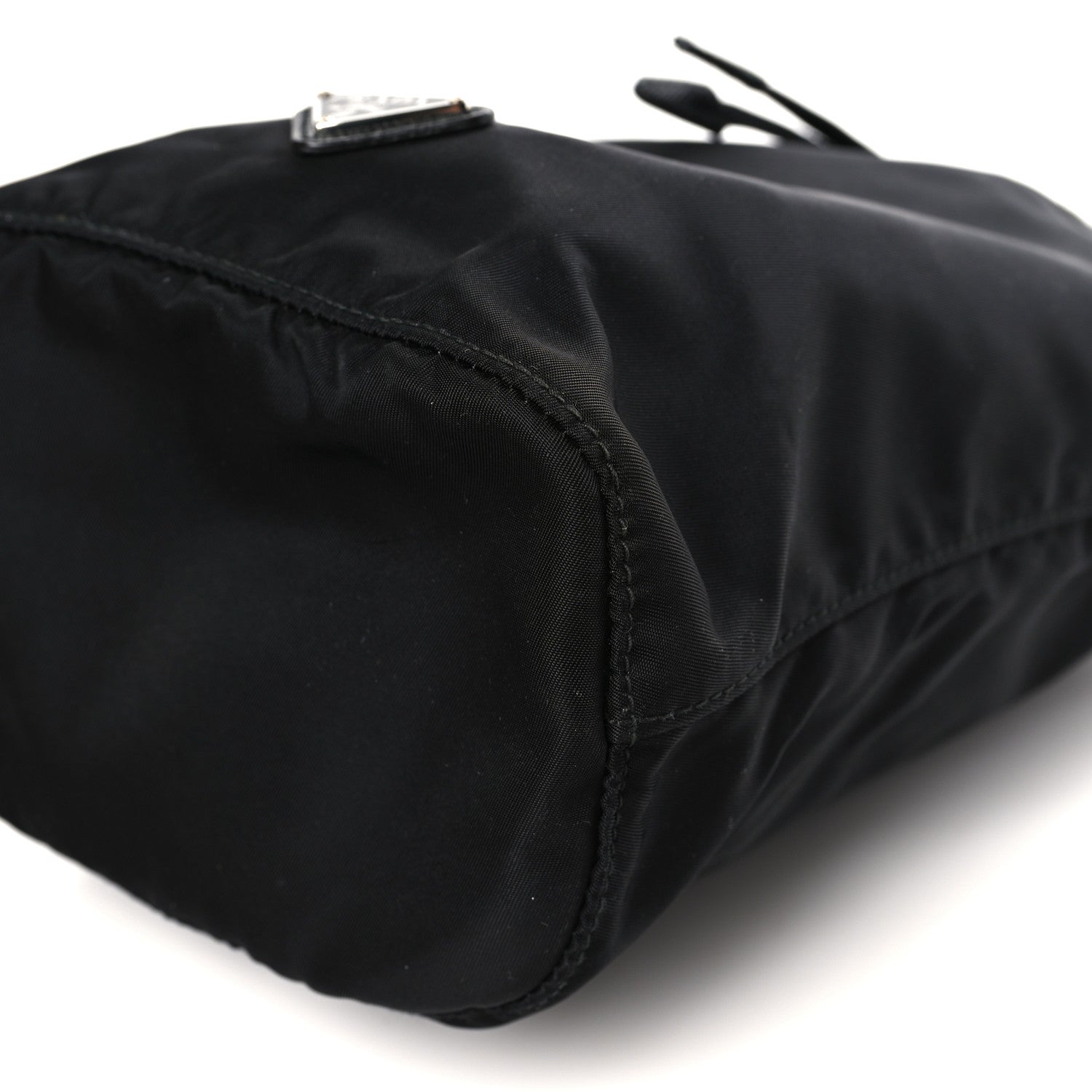 Prada Nylon Vela Drawstring Pouch Black 8 of 8