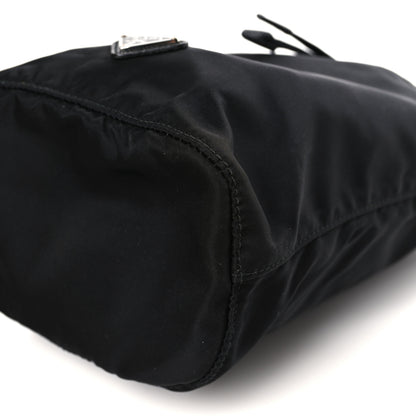Prada Nylon Vela Drawstring Pouch Black 8 of 8