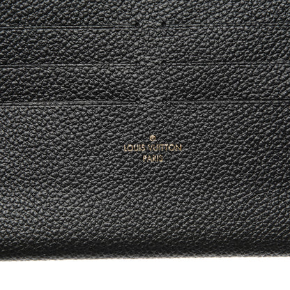 Louis Vuitton Calfskin Felicie Chain Wallet Card Holder Insert Black 6 of 6