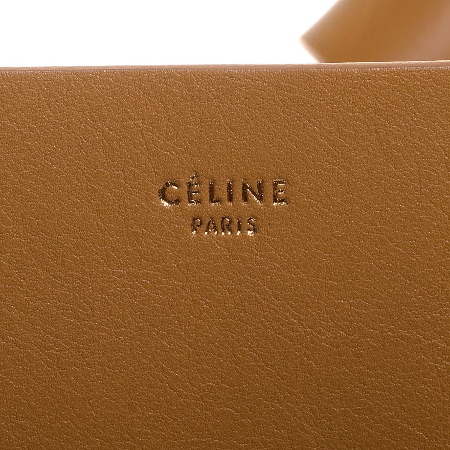 Celine Smooth Calfskin Geometrical Tote Nutmeg 13 of 20