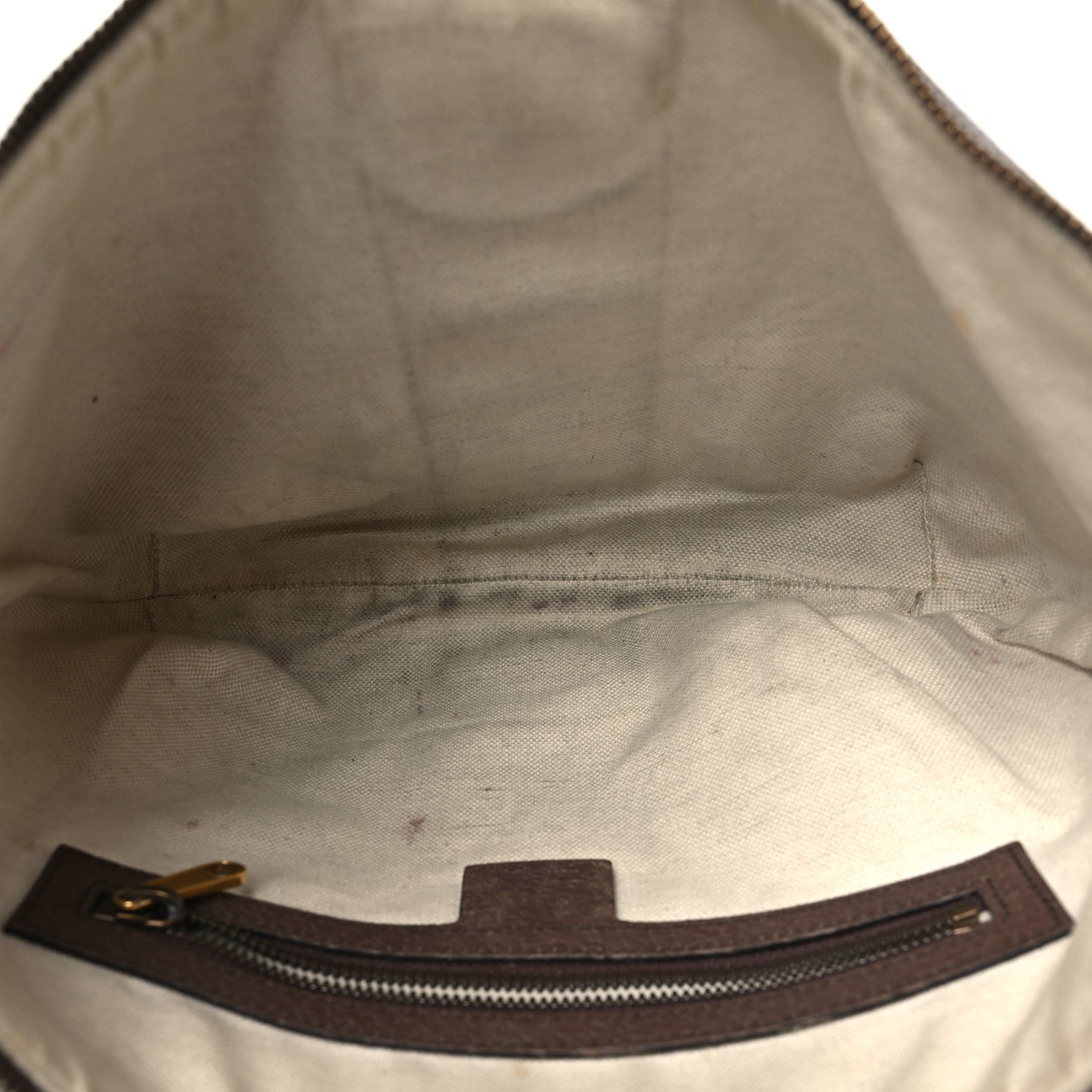 Gucci GG Supreme Monogram Web Small Ophidia Half Moon Hobo Brown 5 of 13