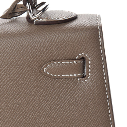Hermes Epsom Kelly Sellier 25 Etoupe 11 of 38
