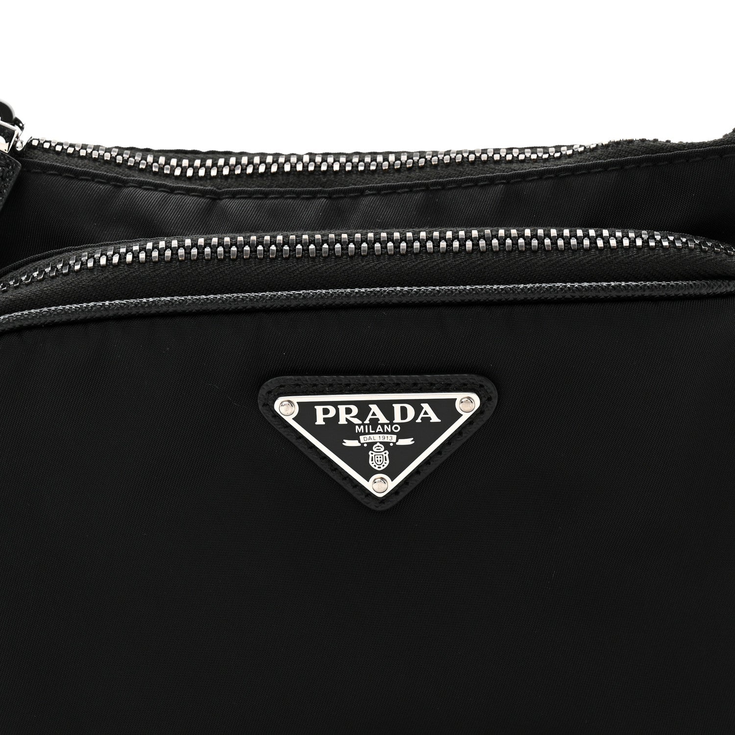 Prada Re-Nylon Saffiano Belt Bag Black 7 of 10
