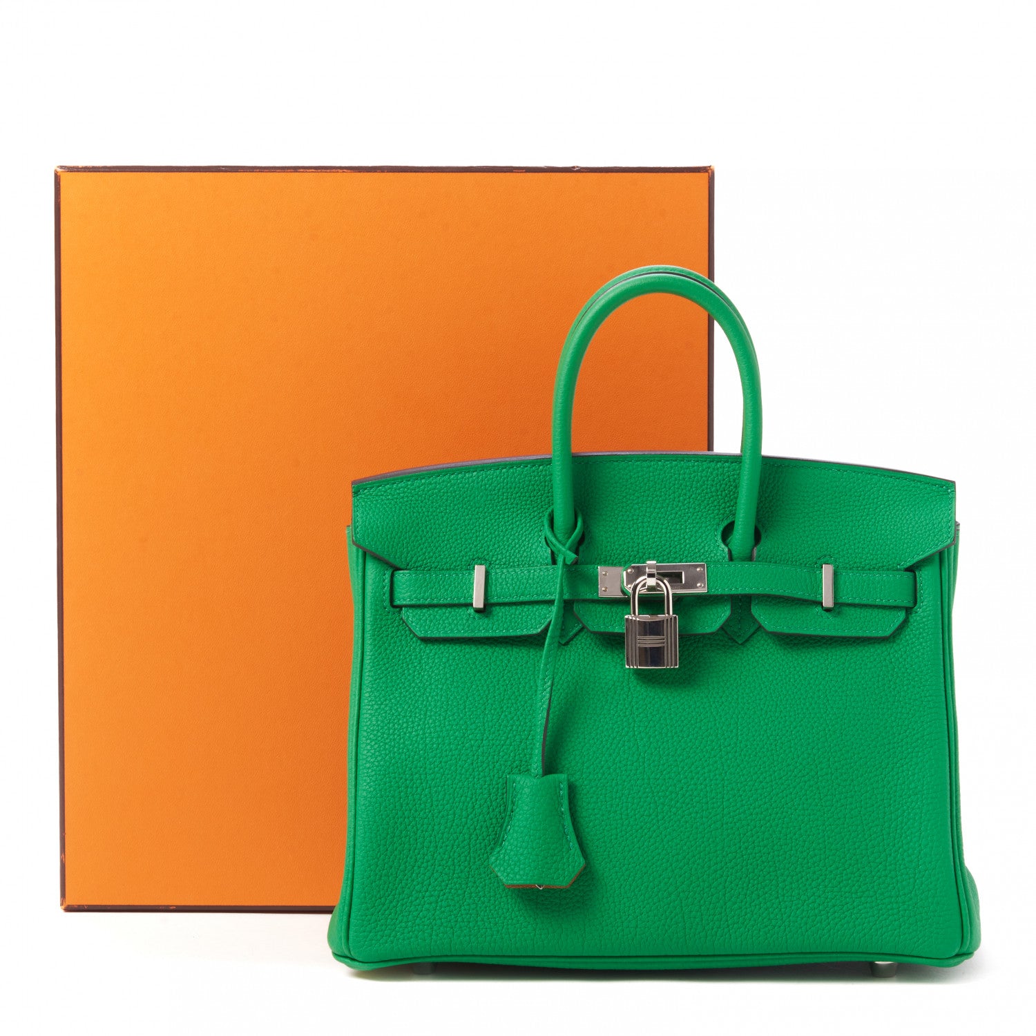 Hermes Togo Verso Birkin 25 Bambou Caramel 31 of 31