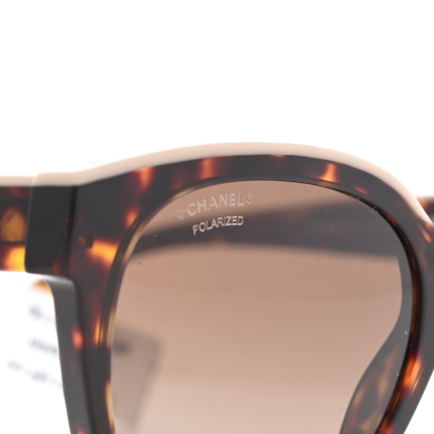 Chanel Acetate CC Butterfly Sunglasses 5414 Tortoise Beige 7 of 8