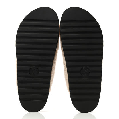 Louis Vuitton Shearling Paseo Flat Comfort Mule 39 Nude 5 of 8
