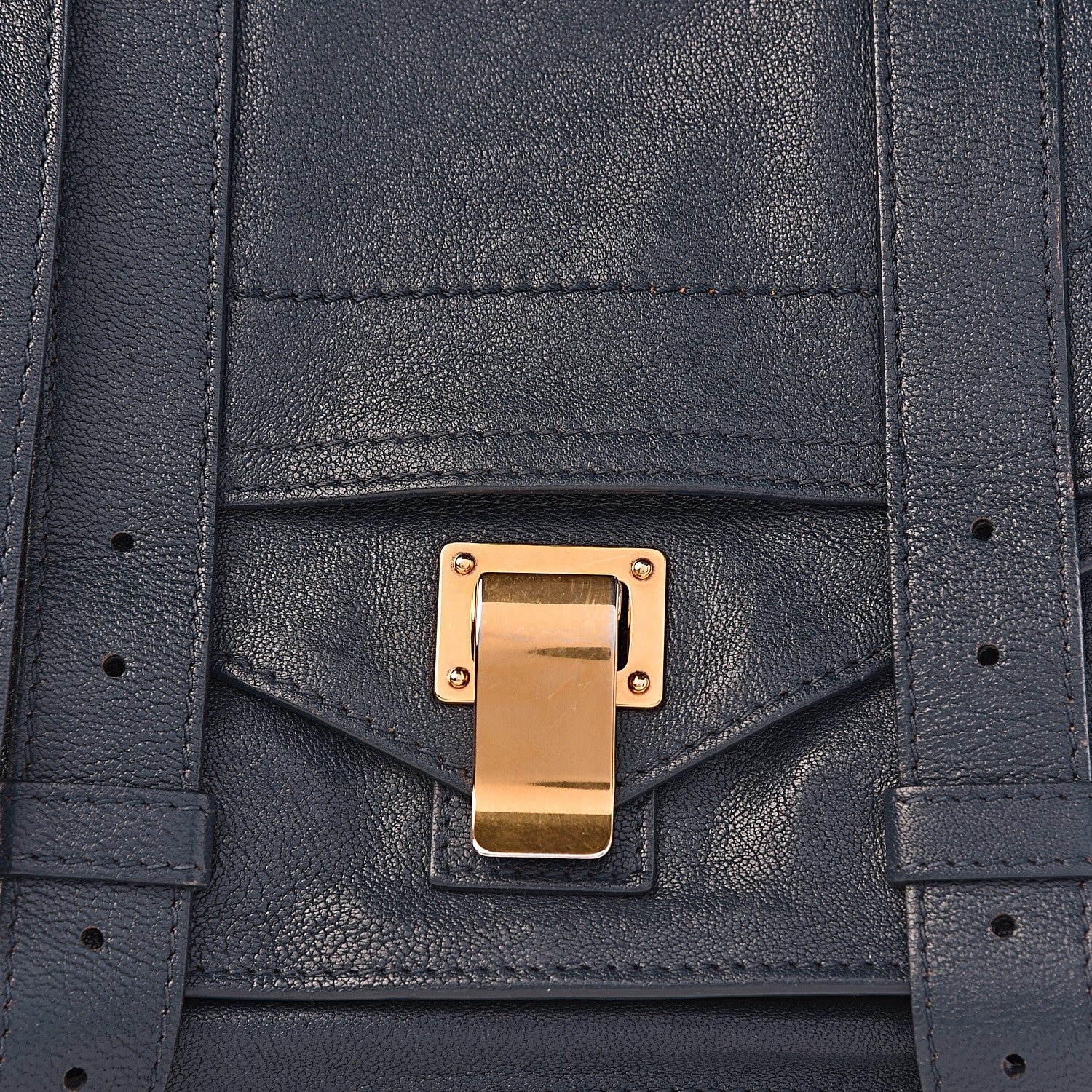 Proenza Schouler Lambskin PS1 Mini Crossbody Bag Indigo 9 of 13