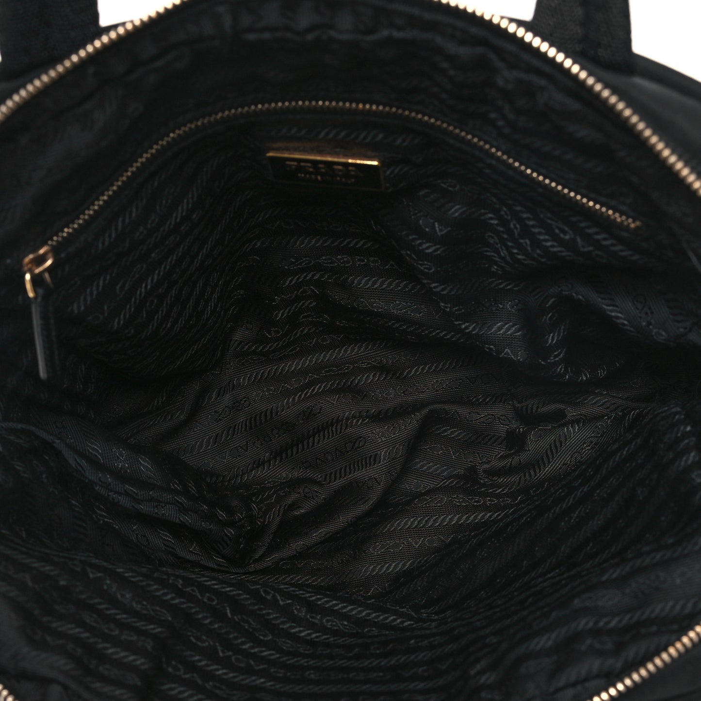 Tessuto Nylon Shoulder Bag Black