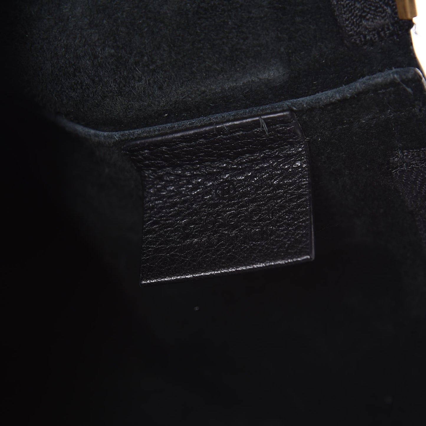 Pebbled Calfskin Medium Logo Portfolio Clutch Black