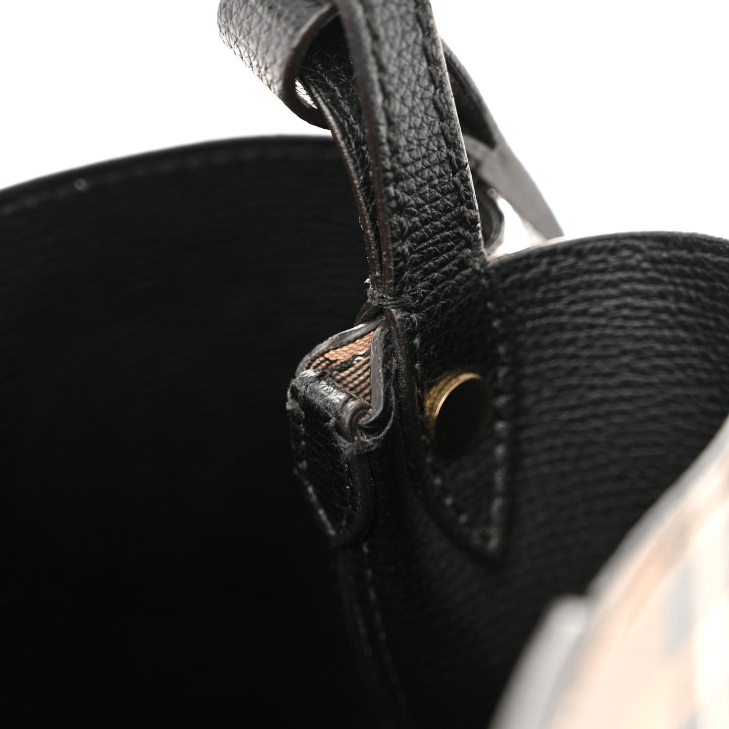Haymarket Check Colours Small Lorne Bucket Crossbody Black