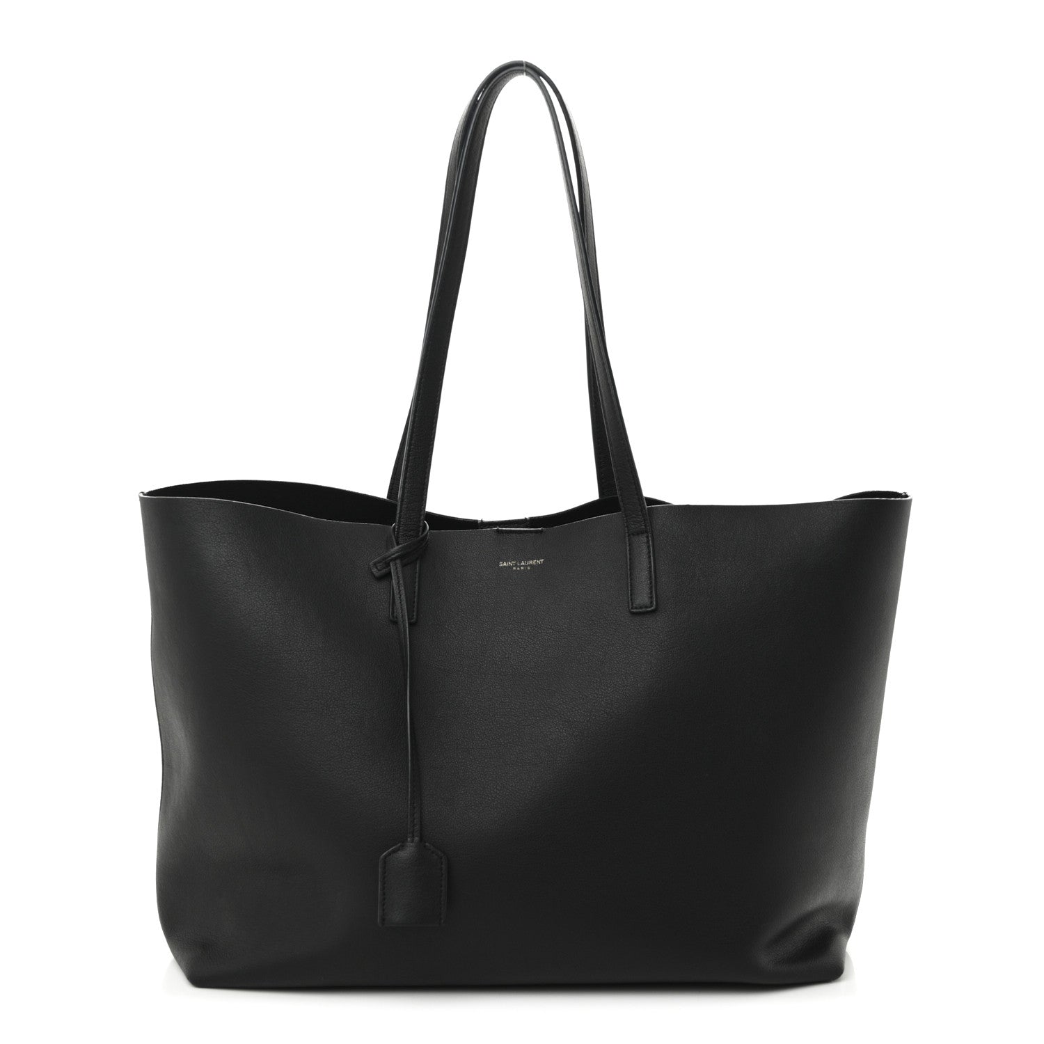 Saint Laurent Calfskin Large Shopping Tote Black 1 of 9