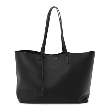 Saint Laurent Calfskin Large Shopping Tote Black 1 of 9