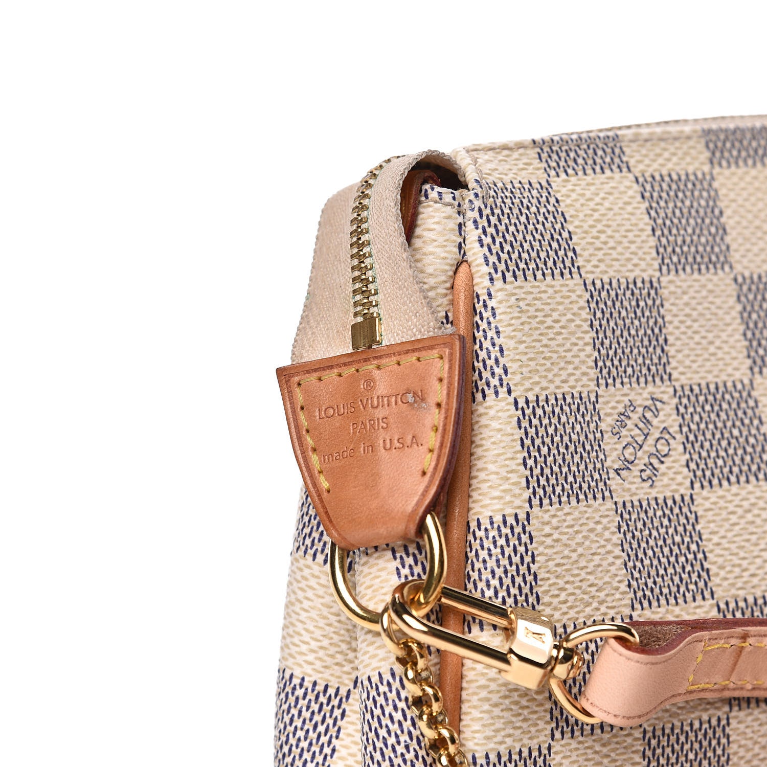 Louis Vuitton Damier Azur Eva Clutch 6 of 14