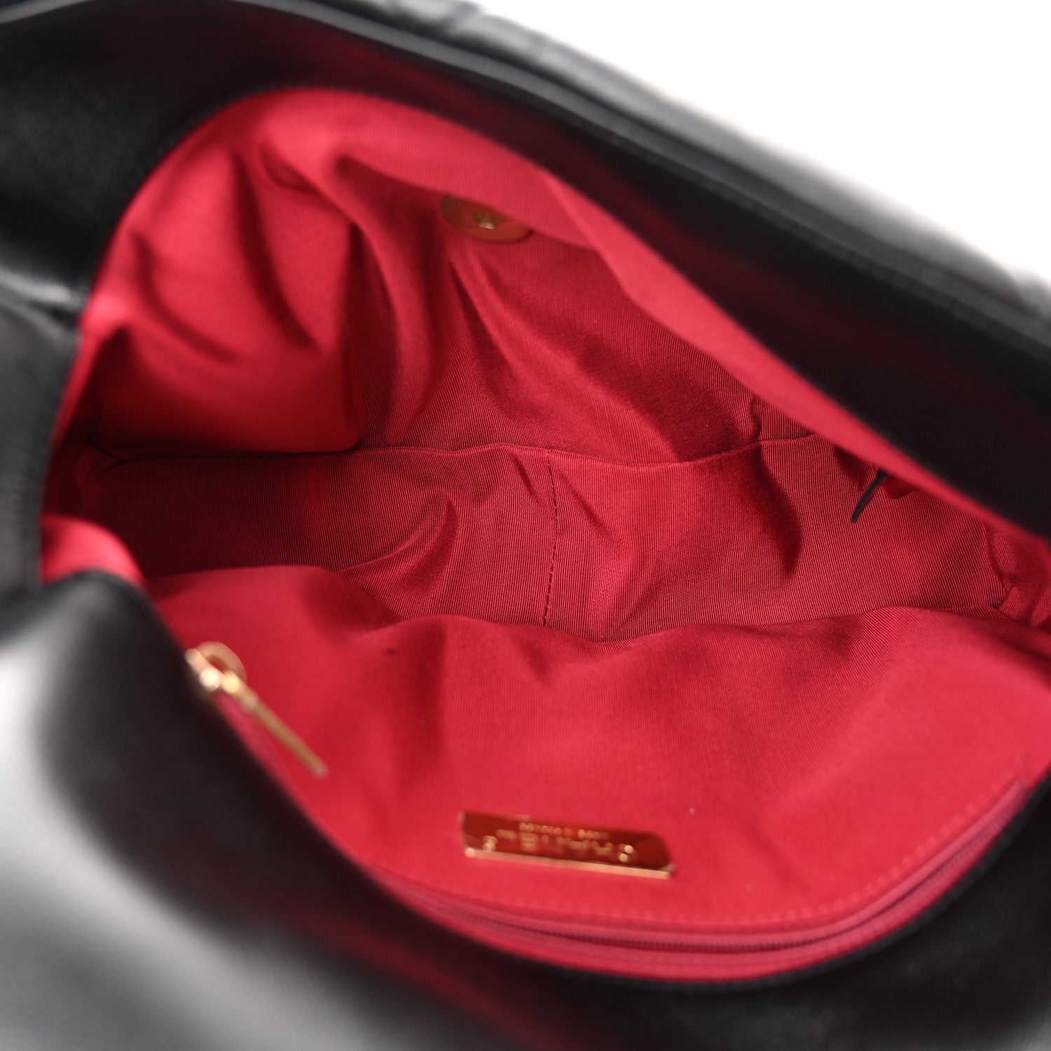 Chanel Lambskin Quilted Large Chanel 19 Flap Black 5 of 11