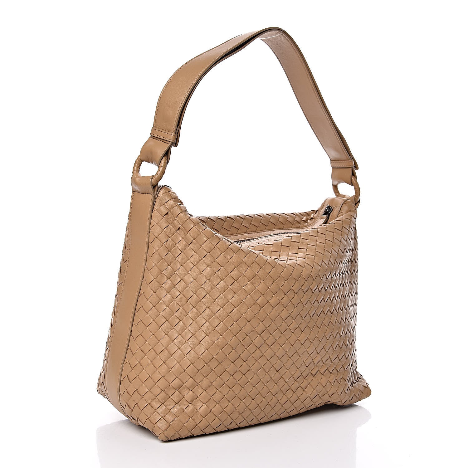 Bottega Veneta Nappa Intrecciato Hobo Noce 3 of 11