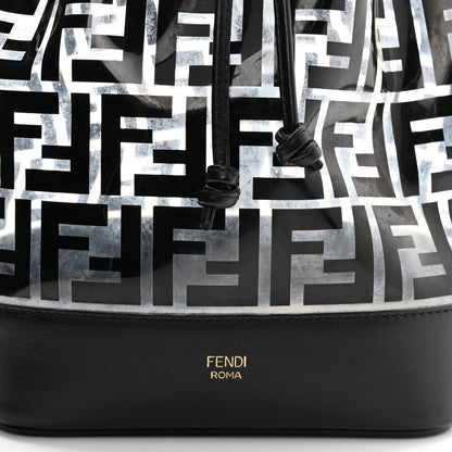 Fendi TPU FF Vitello Grace F is Fendi Grande Mon Tresor Bucket Bag Black 8 of 10