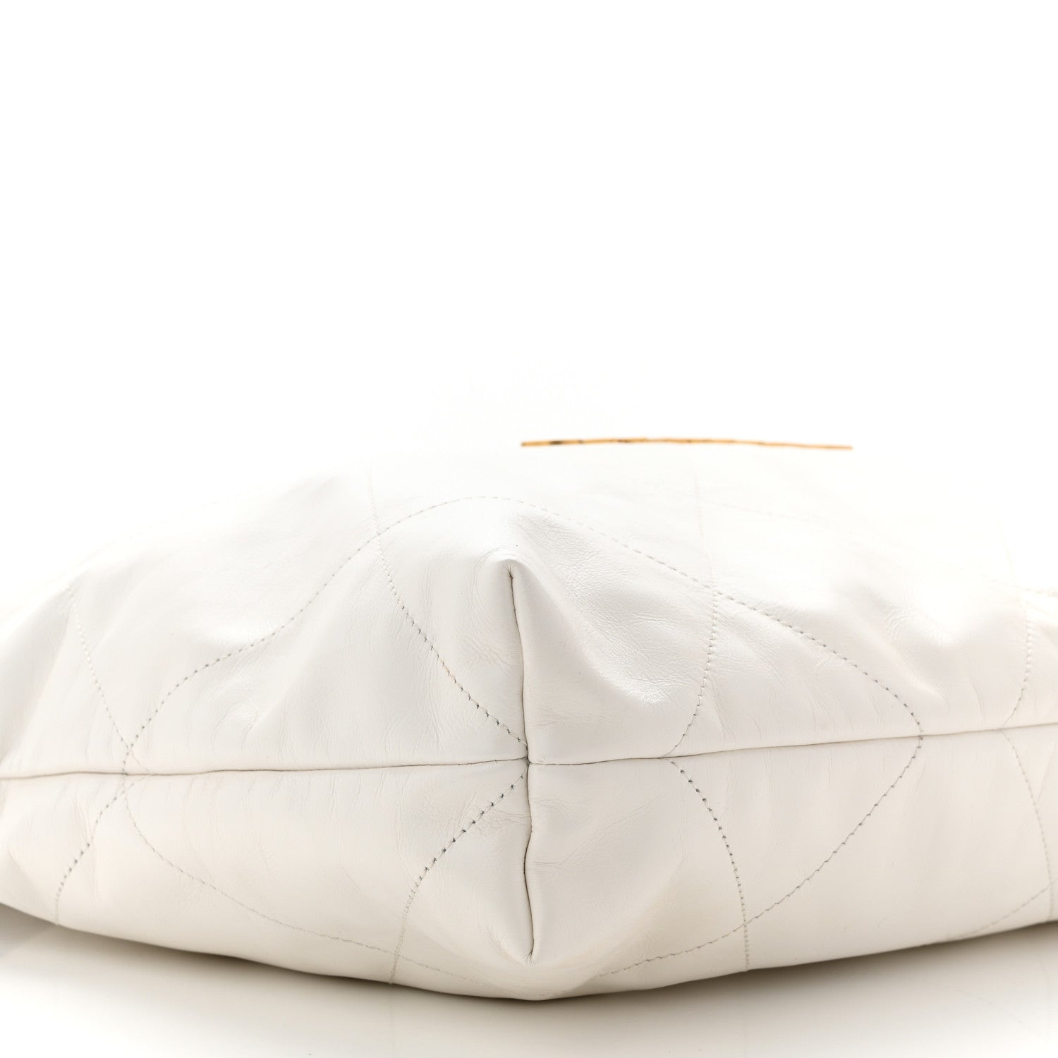 Chanel Shiny Calfskin Quilted Chanel 22 White 10 of 12