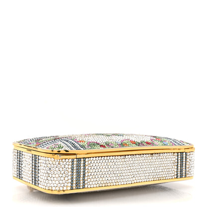 Judith Leiber Crystal Flower Minaudiere Clutch Gold Multicolor 4 of 11