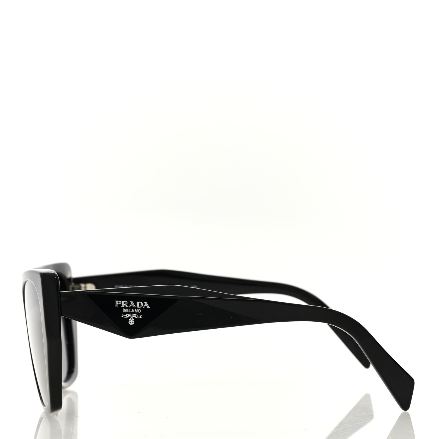 Prada Acetate Symbole Sunglasses SPR 19Z Black 3 of 7