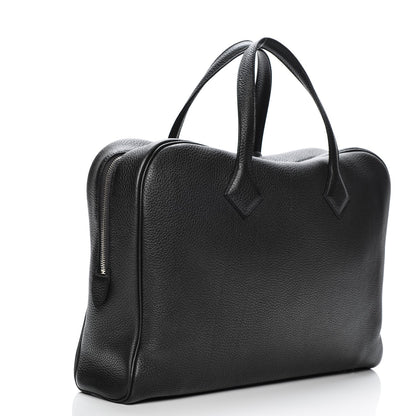 Hermes Taurillon Clemence Victoria II 12H Graphite 3 of 7