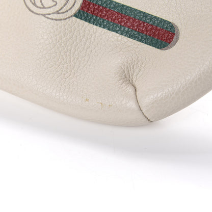 Gucci Grained Calfskin Small Logo Belt Bag White 8 of 11
