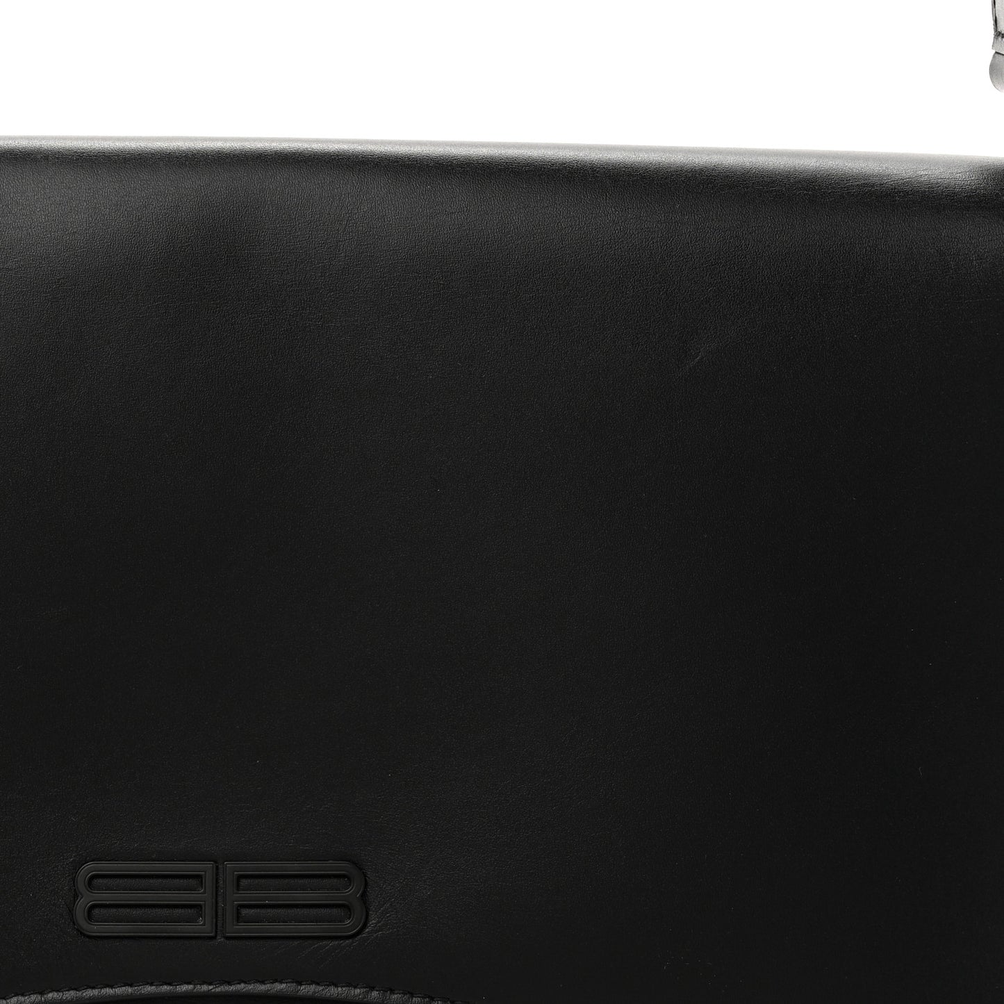 Box Calfskin XL XX Flap Bag Black