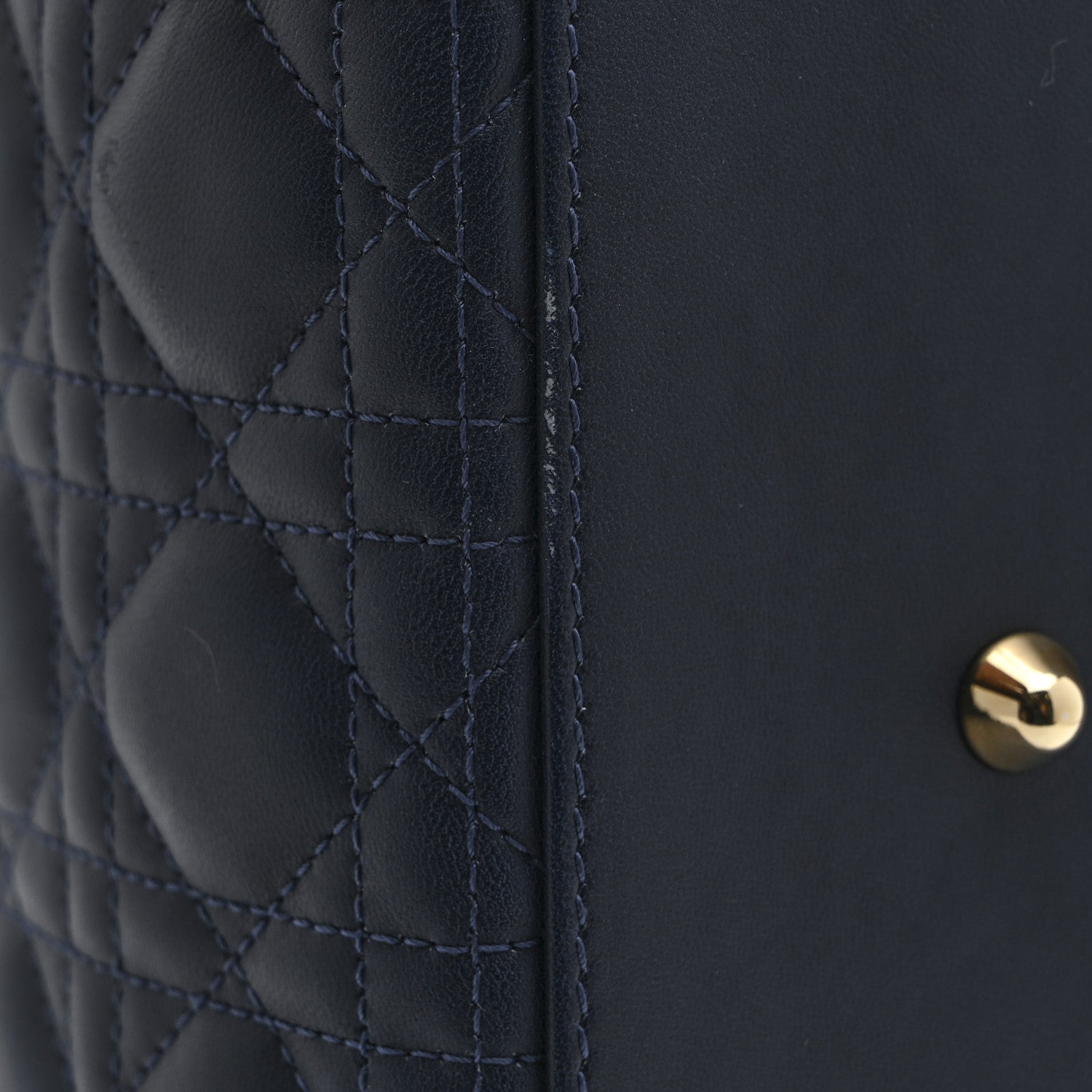 Christian Dior Lambskin Cannage Gradient Large Lady Dior Blue 11 of 13