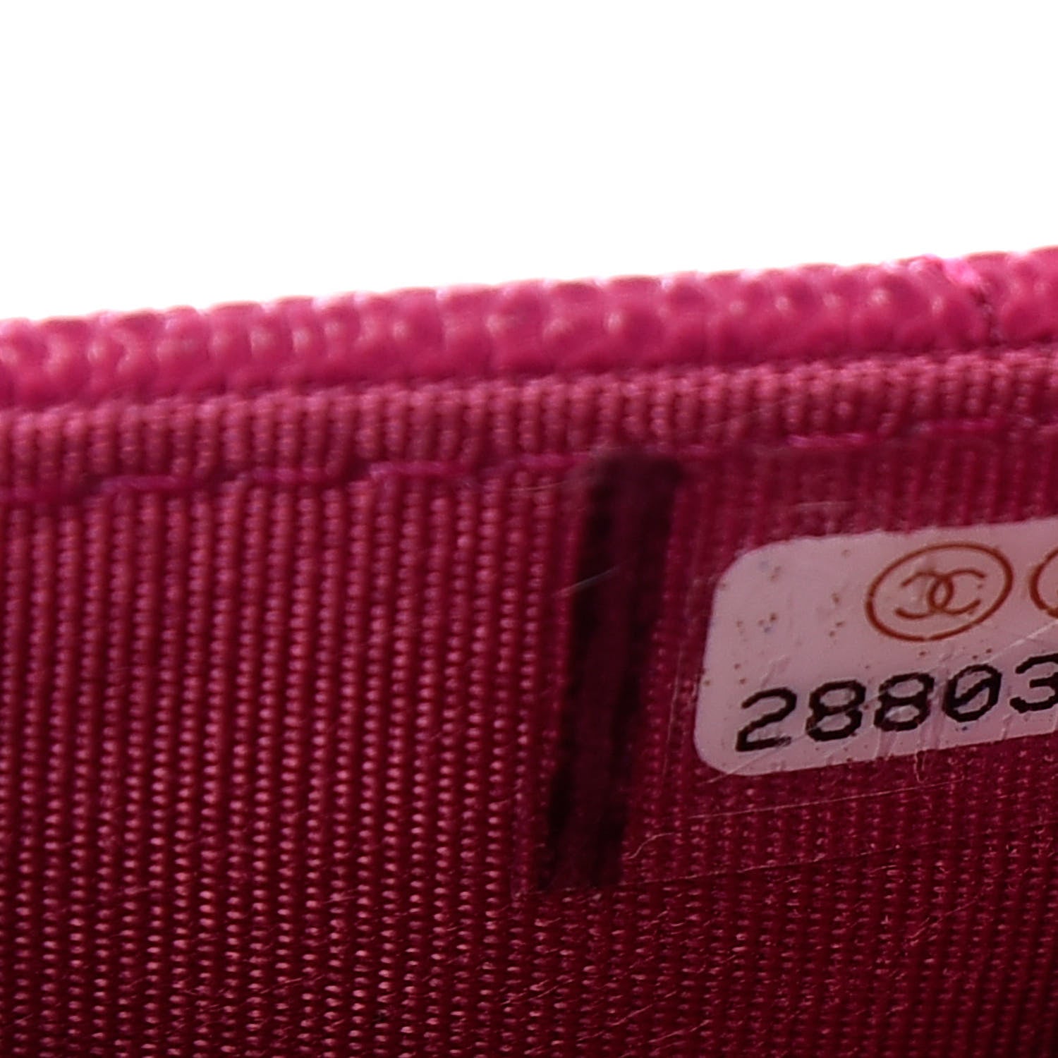 Chanel Caviar Quilted Boy Card Holder Wallet Fuchsia 8 of 9