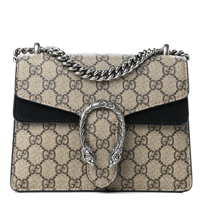 Gucci GG Supreme Monogram Mini Dionysus Shoulder Bag Black 1 of 9