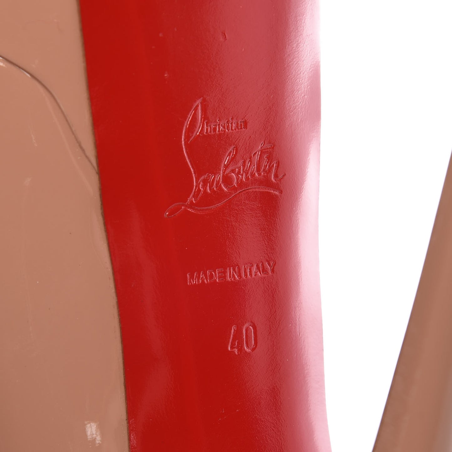 Patent Lady Peep 150 Pumps 40 Nude