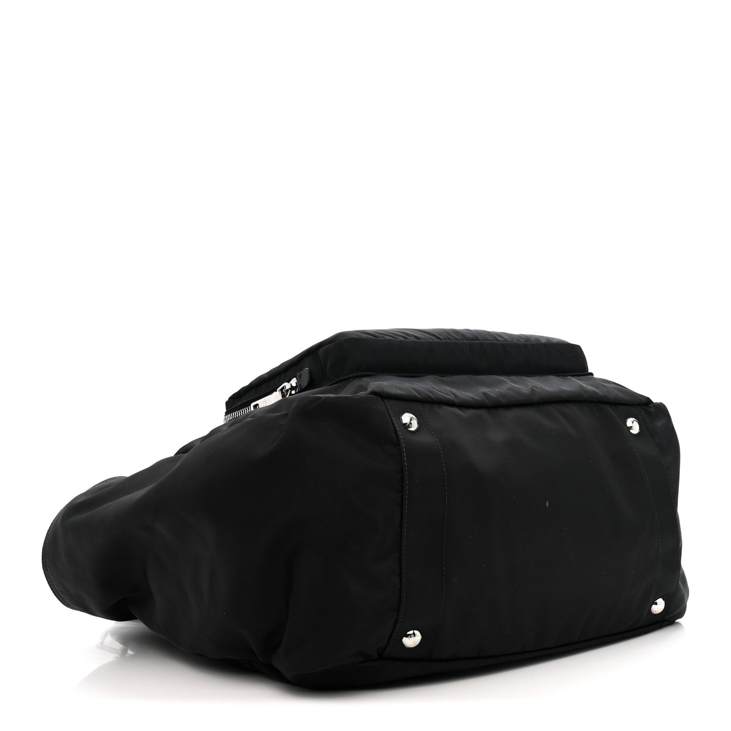 Tessuto Nylon Vela Diaper Bag Black