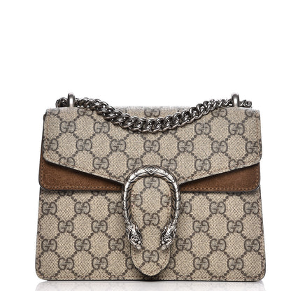 Gucci GG Supreme Monogram Mini Dionysus Shoulder Bag Taupe 1 of 8