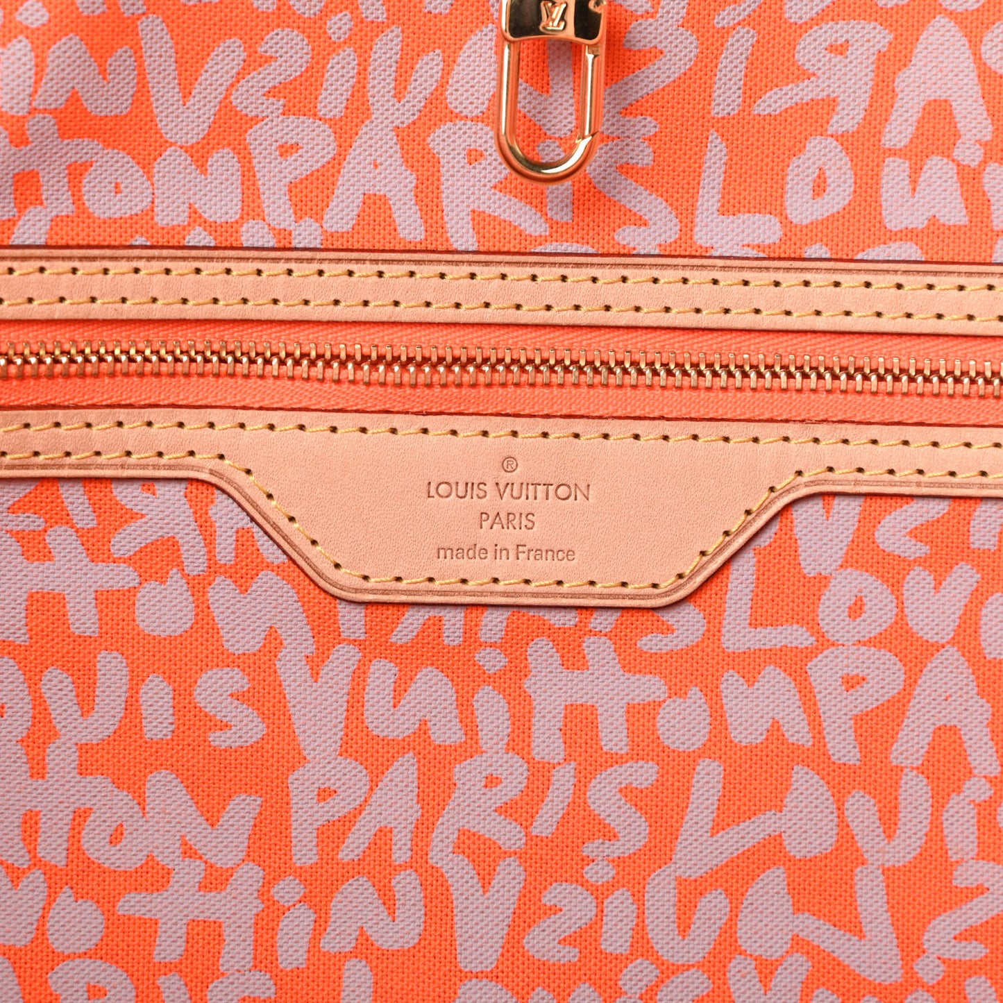 Monogram Graffiti Neverfull GM Orange