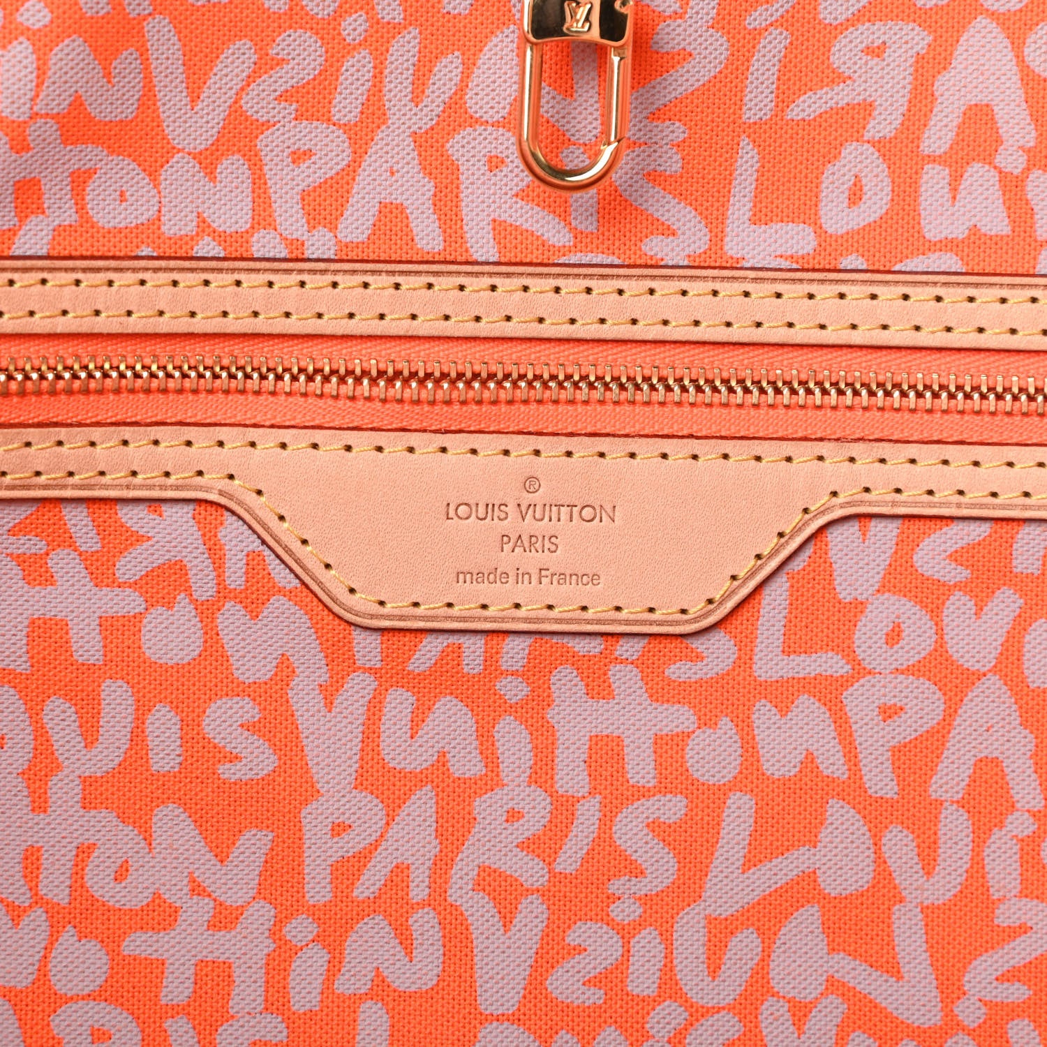 Louis Vuitton Monogram Graffiti Neverfull GM Orange 6 of 15