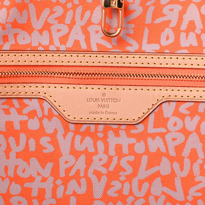 Louis Vuitton Monogram Graffiti Neverfull GM Orange 6 of 15