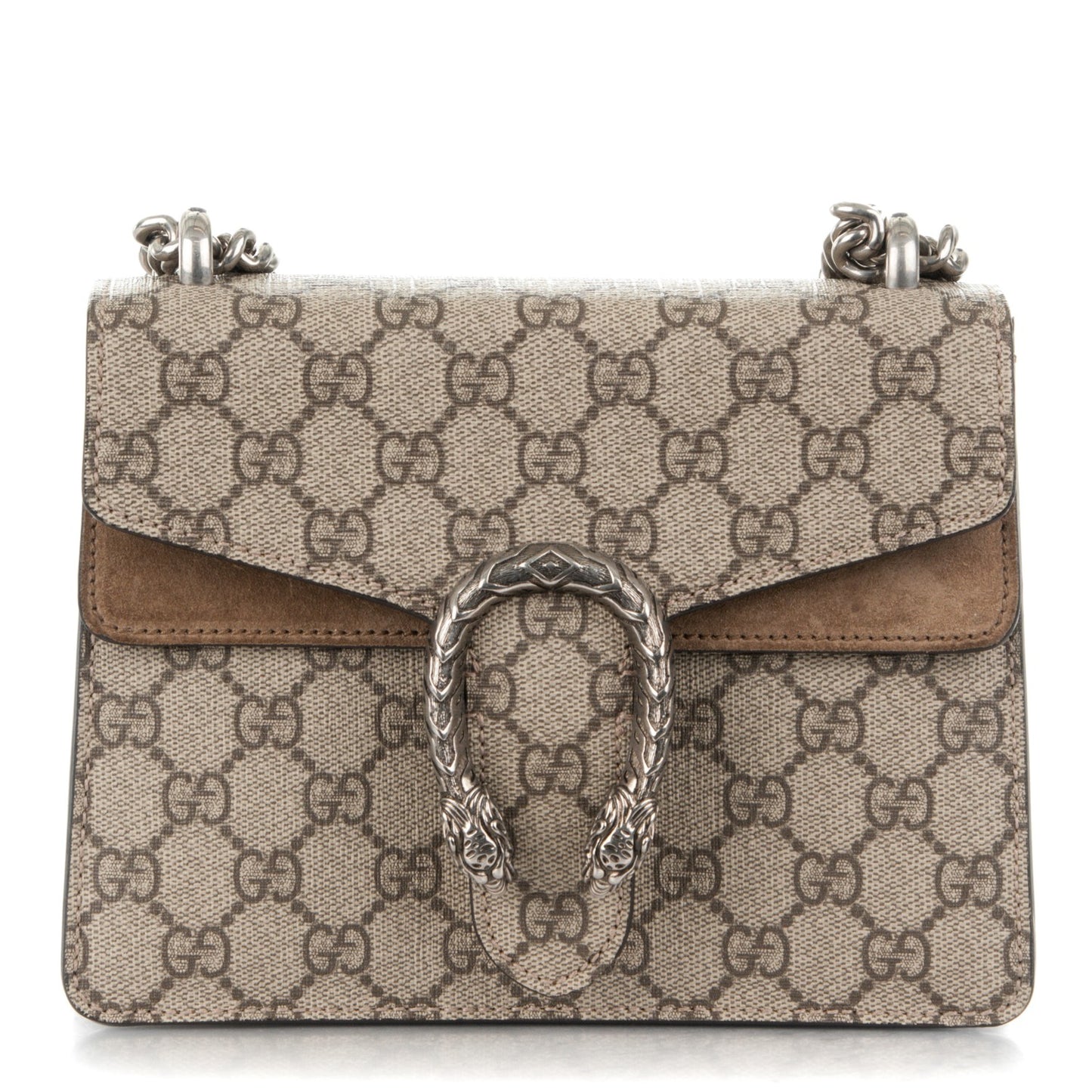 GG Supreme Monogram Mini Dionysus Shoulder Bag Taupe