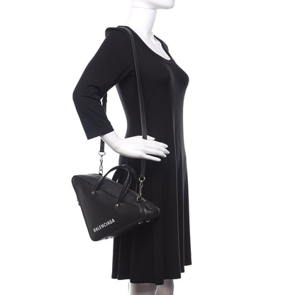 Balenciaga Calfskin S Triangle Duffle Black 2 of 12
