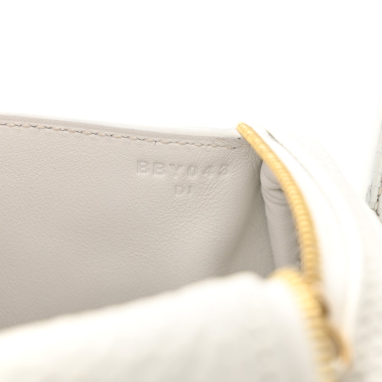 Taurillon Clemence Mini Lindy 20 New White