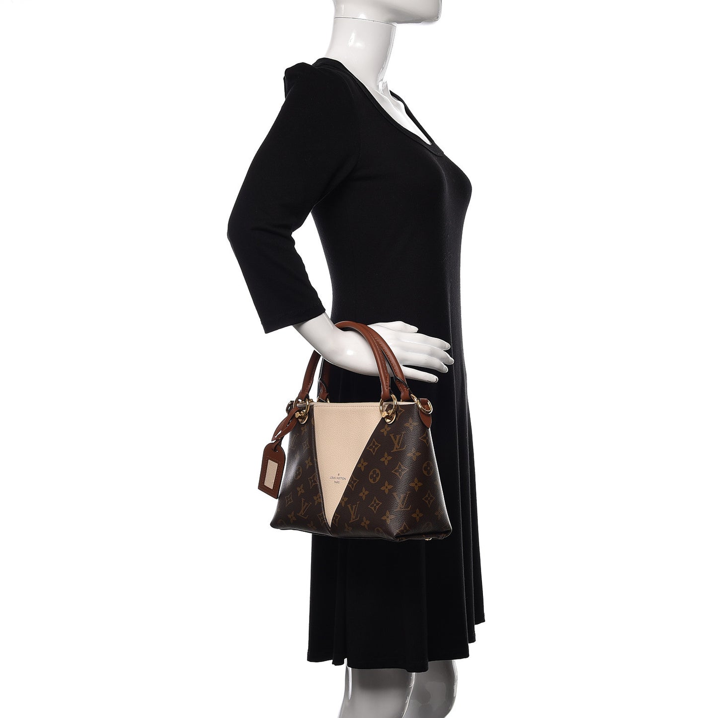 Monogram V Tote BB Creme