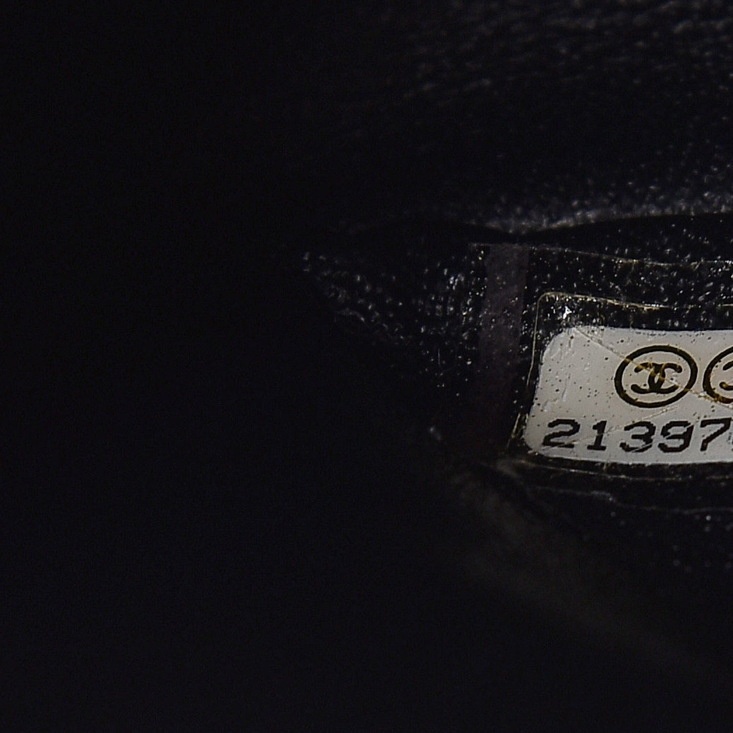 Distressed Patent Quilted 2.55 Reissue 226 Flap Black