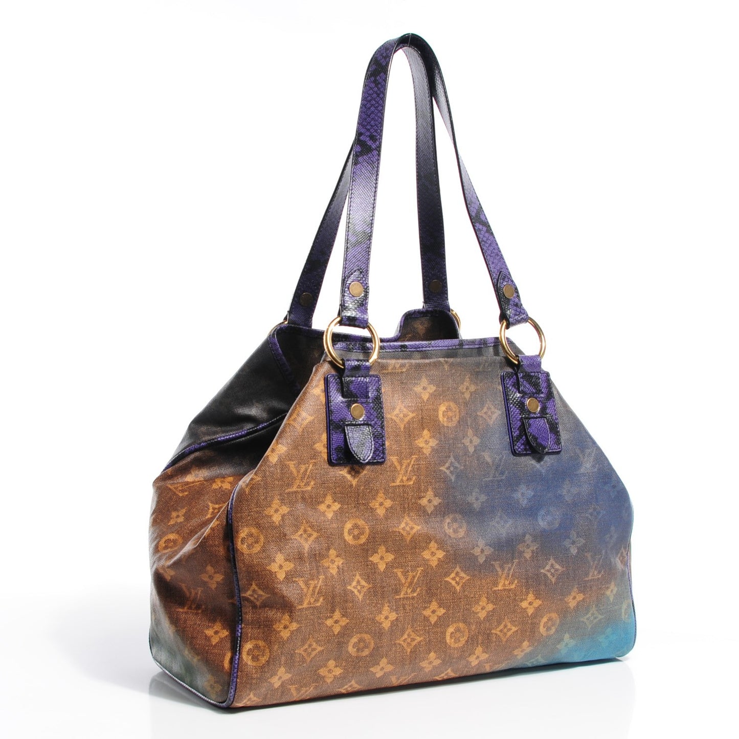 Monogram Karung Heartbreak Jokes Tote Violet